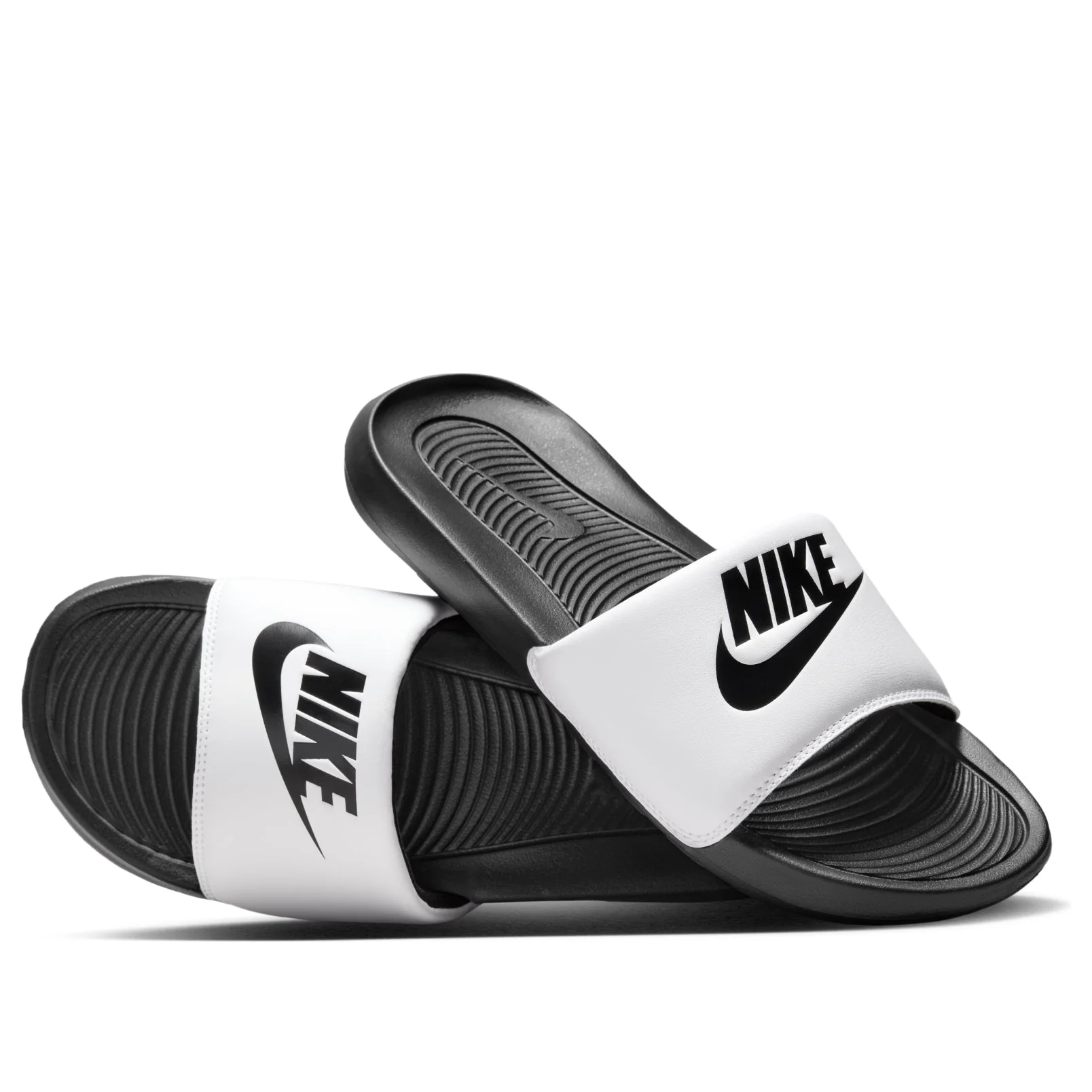 Nike Victori One Slide White Black - Image 4
