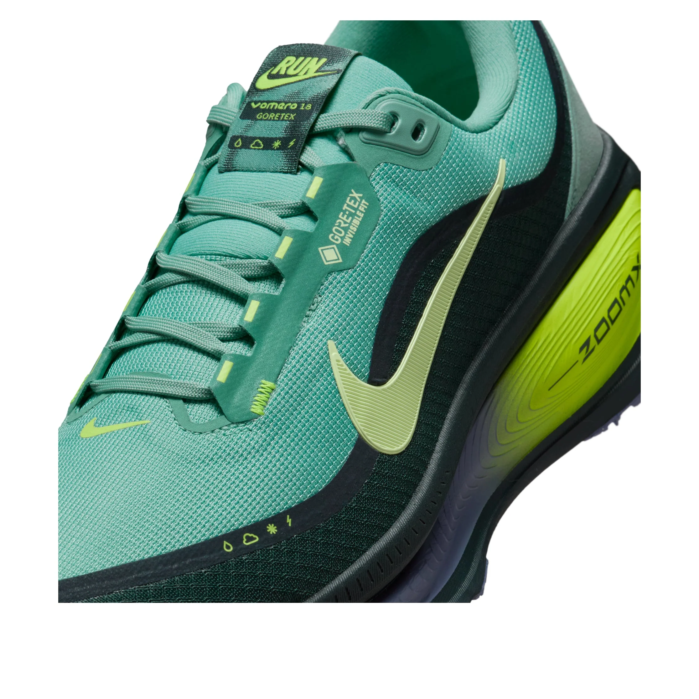 Nike Vomero 18 Gore-Tex Seaweed Cannon Volt - Image 6