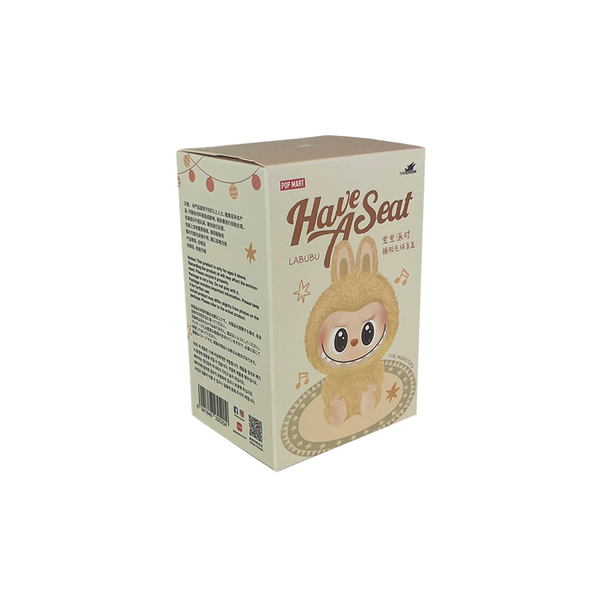 Pop Mart Labubu The Monsters 'Have a Seat' Vinyl Plush Blind Box