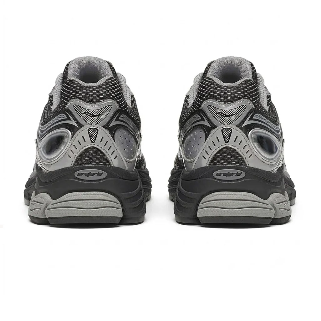 Saucony - Progrid Omni 9 (Black/Silver) - Image 6