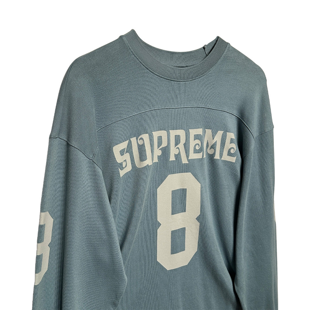 Supreme Affillated L/S Football Long-Sleeve Top Dusty Blue - Image 3