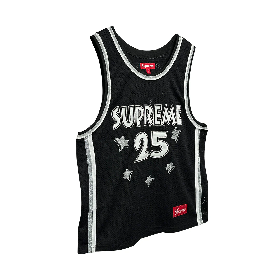 Supreme All Star Basketball Jersey Black - Image 3