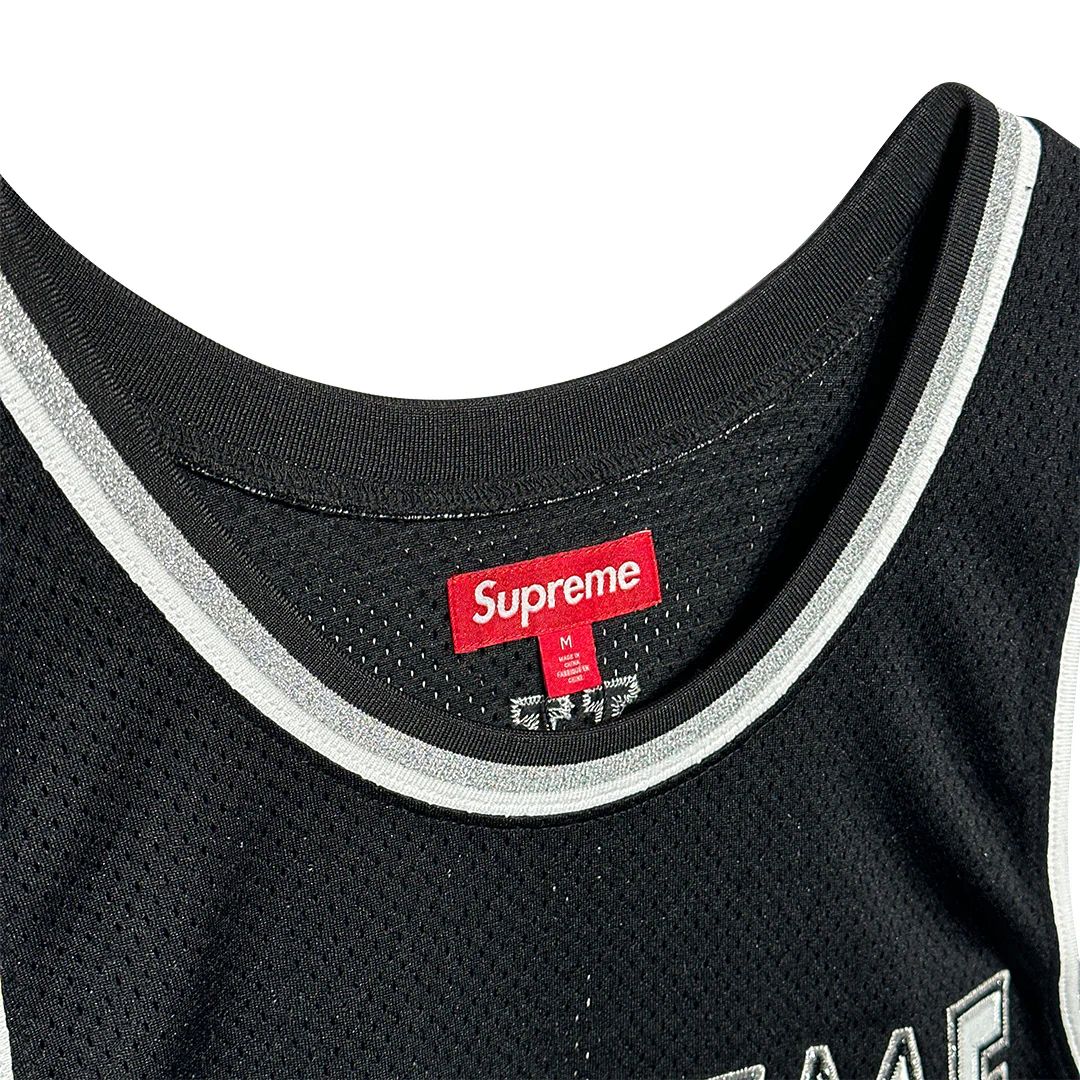 Supreme All Star Basketball Jersey Black - Image 4
