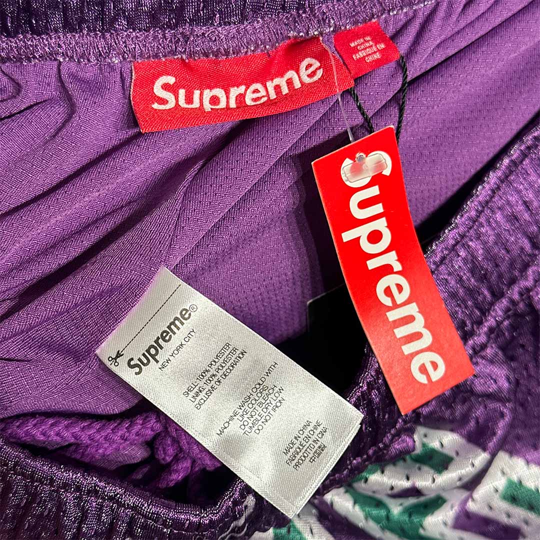Supreme Varsity Mesh Short Purple - Image 3