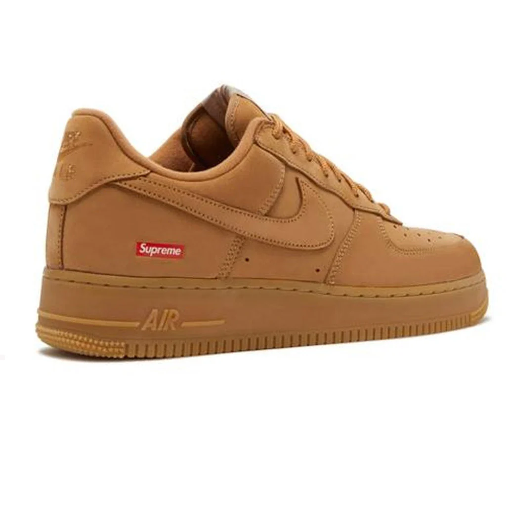 Supreme x Nike Air Force 1 Low SP 'Wheat Flax' - Image 4